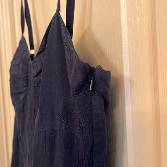 Dark blue summer dress - Picture 4 of 12